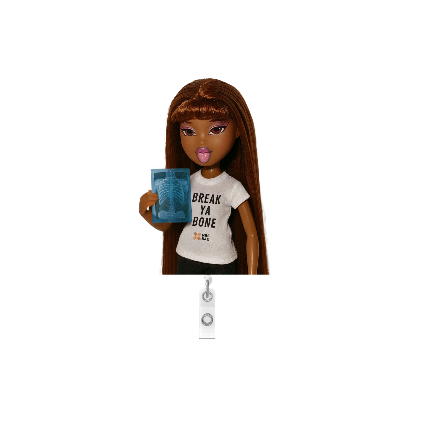 NEW! Bratz Bae Badge Reel- Break Ya Bone™