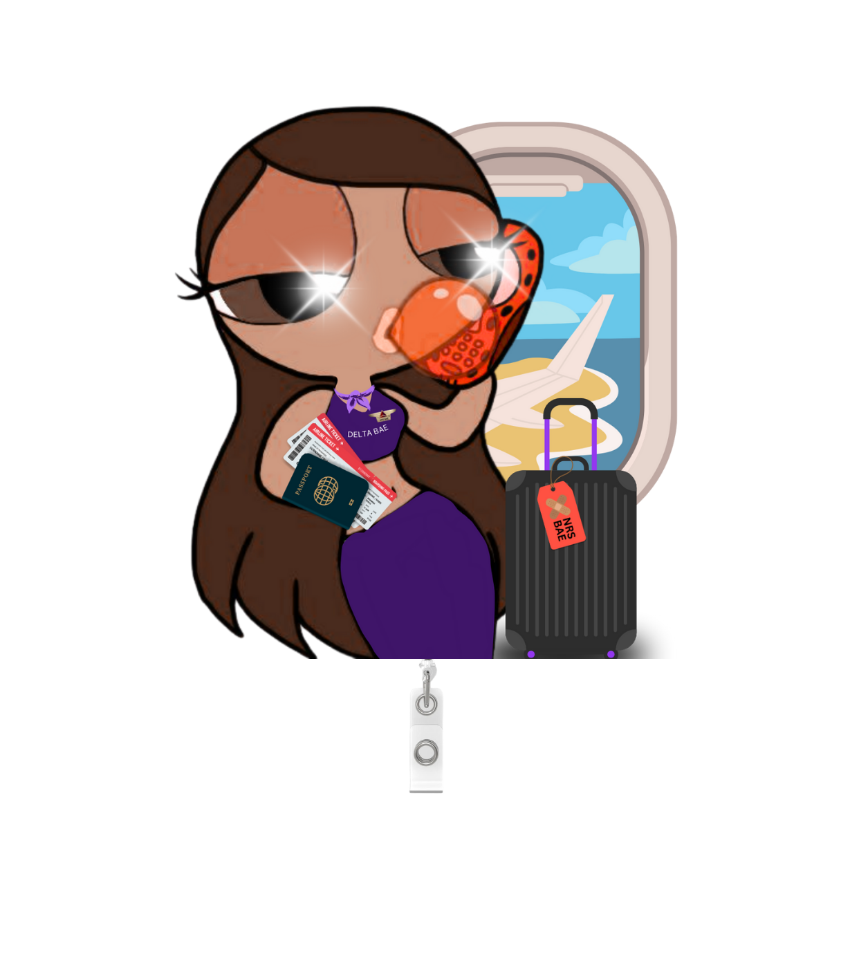 Delta Airlines BAE- Lip Gloss at Takeoff