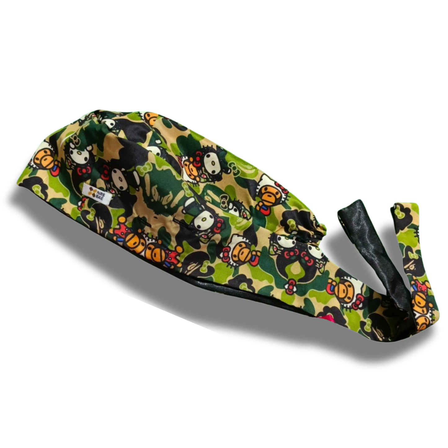 NEW! HELLO KITTY SCRUB CAPS | CAMO Kitty
