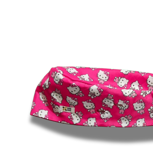HELLO KITTY SCRUB CAPS | Pink Kitty