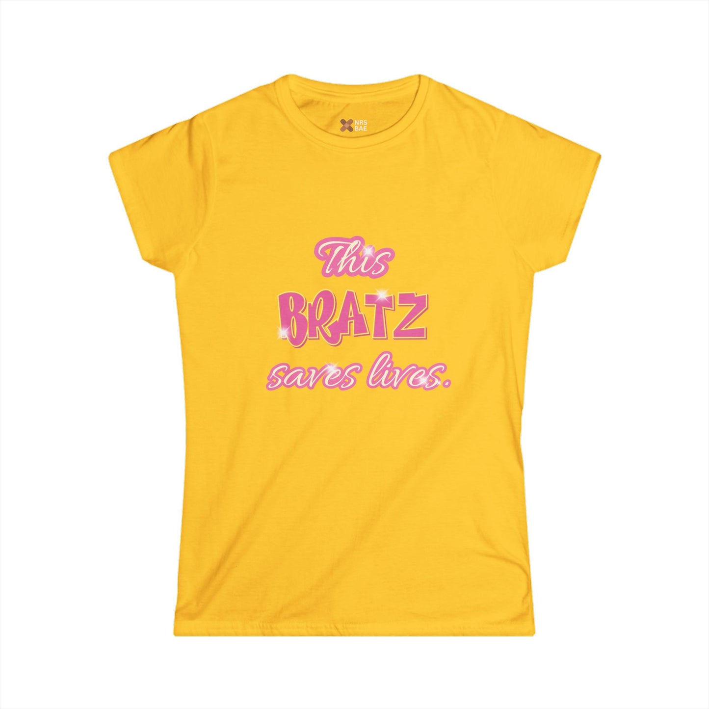 THIS BRATZ SAVES LIVES COTTON JERSEY