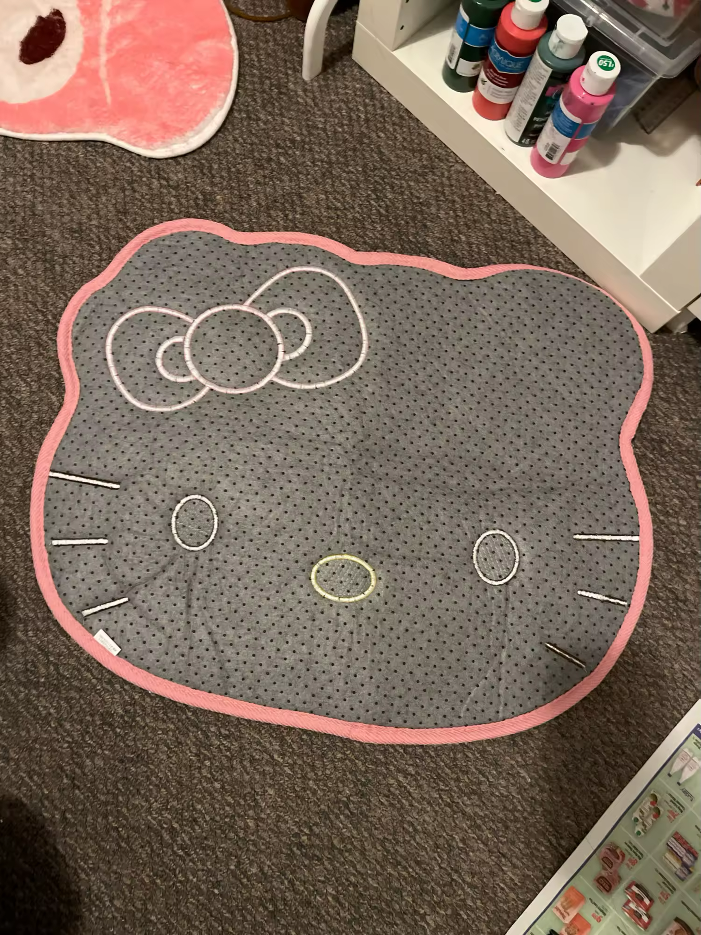 Hello Kitty Rug- Light Pink Kitty