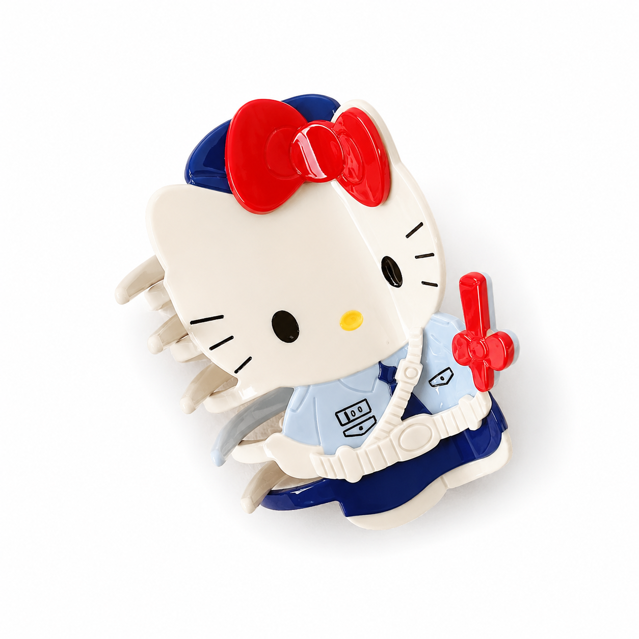 Claw Clip- Police Kitty