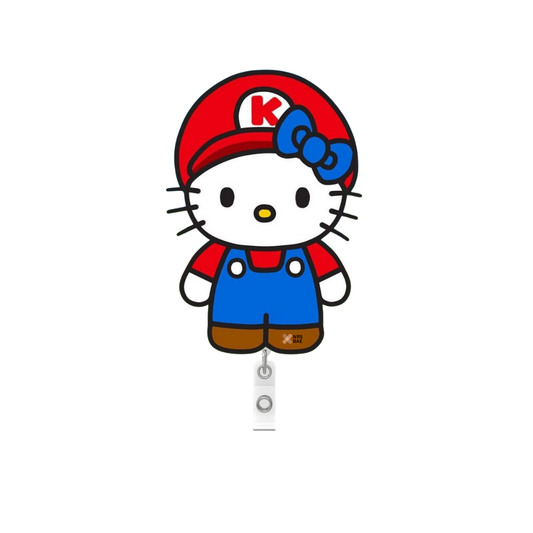 HELLO KITTY BADGES- Mario Kitty