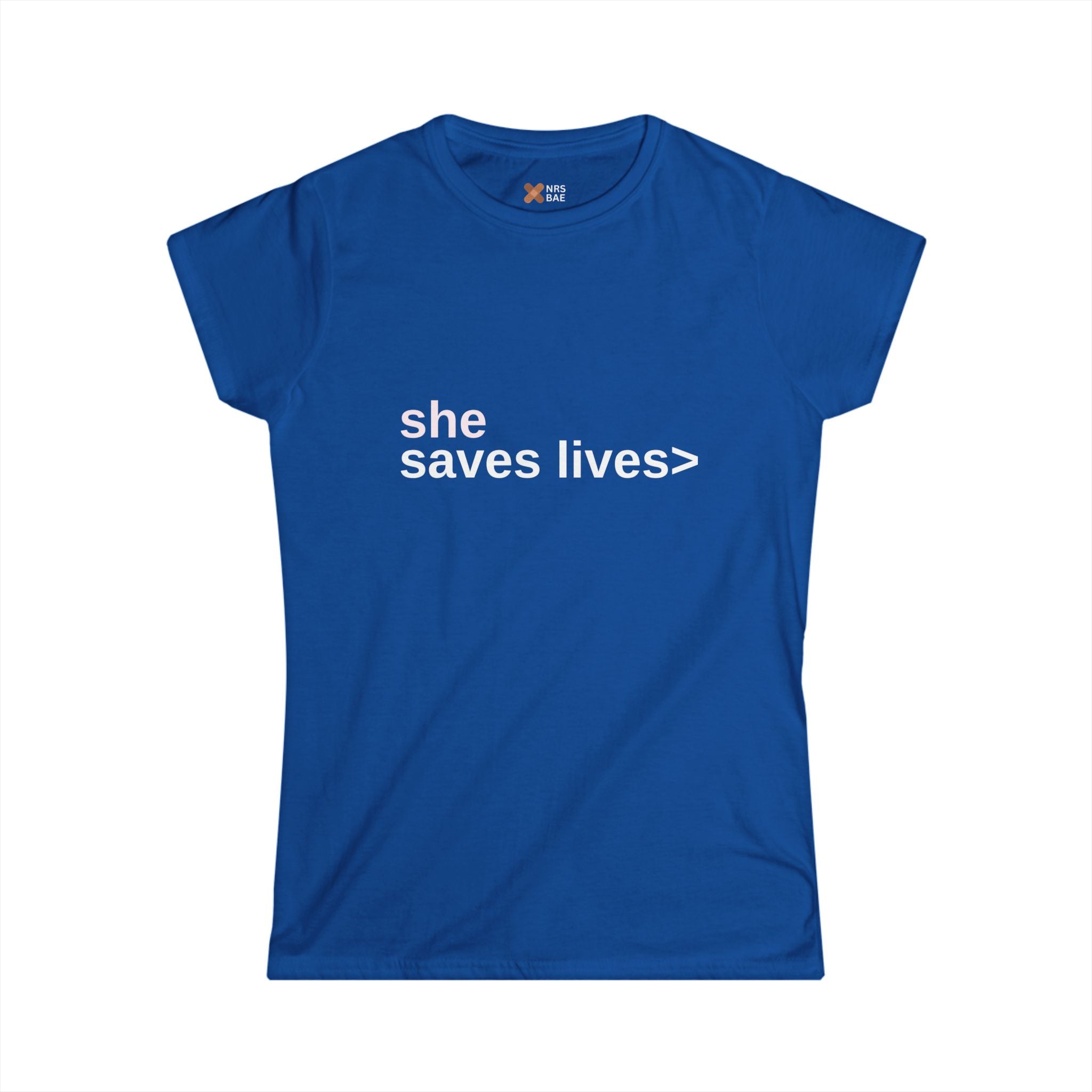 SHE SAVES LIVES COTTON JERSEY