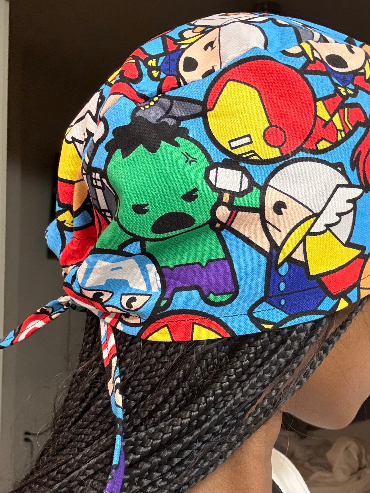 AVENGERS SCRUB CAP- TO THE RESCUE