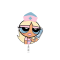 NEW! POWERPUFF GIRL Badge Reel- Medication Queen