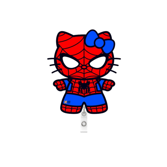 HELLO KITTY BADGES- Spider Kitty