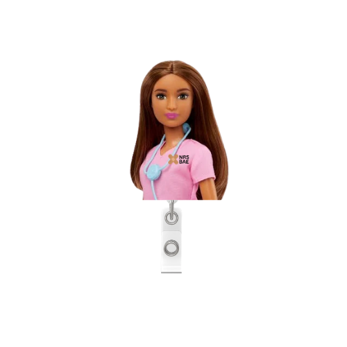BARBIE Badge Reel- SHE Saves