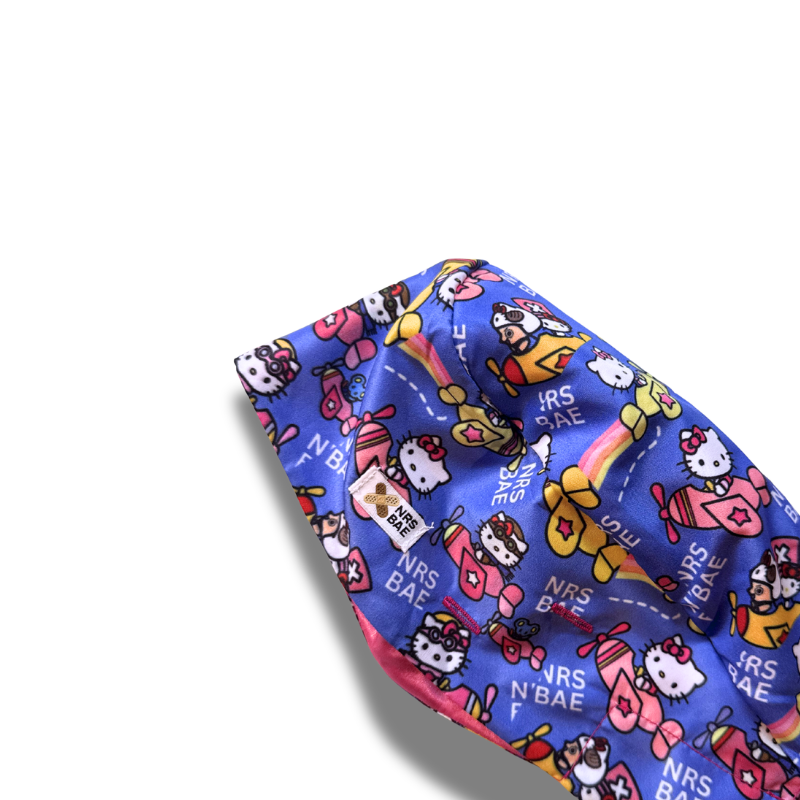 NEW! HELLO KITTY SCRUB CAPS| Travel Kitty