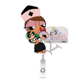 NEW! POWERPUFF GIRL Badge Reel- NICU Puff