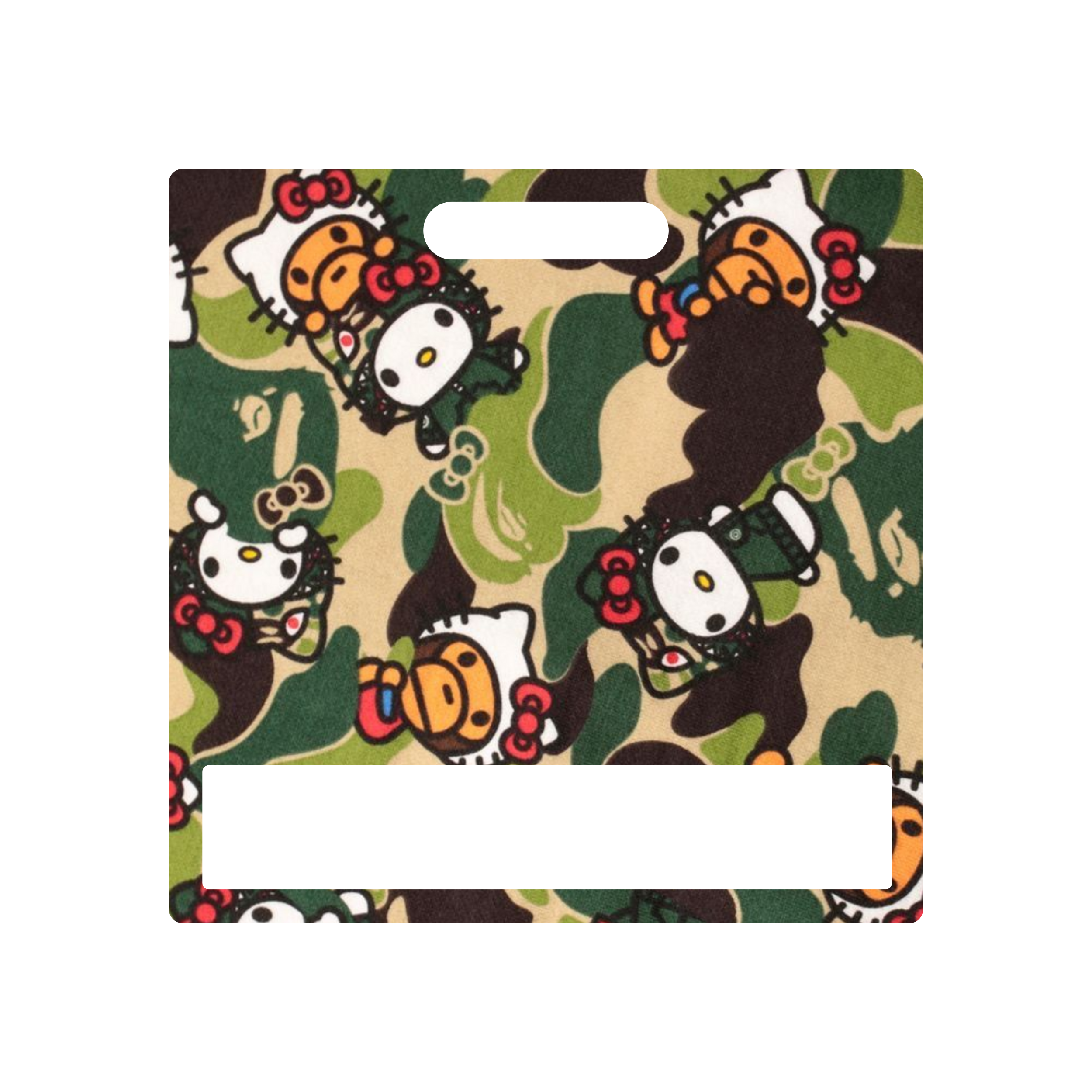 BADGE BUDDY- Camo Kitty