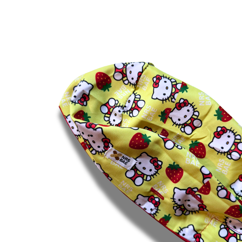 NEW! HELLO KITTY SCRUB CAPS| Berry Berry Cutesy