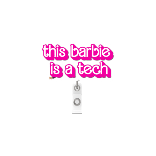 BARBIE Badge Reel- TECH Barbie
