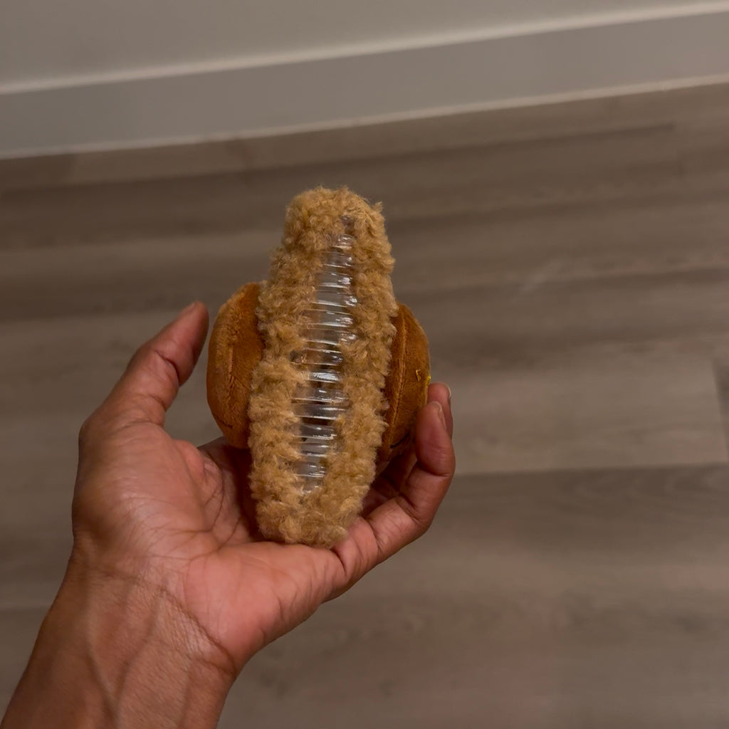 Hello Kitty Furrr Hair Clip- Chocolate Kitty