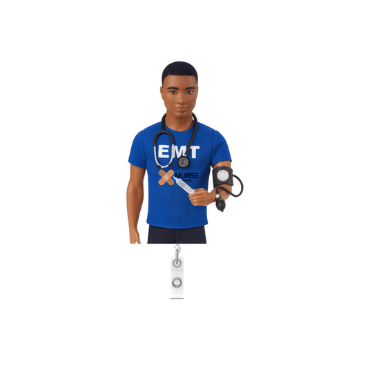KEN DOLL Badge Reel- First Responder Ken