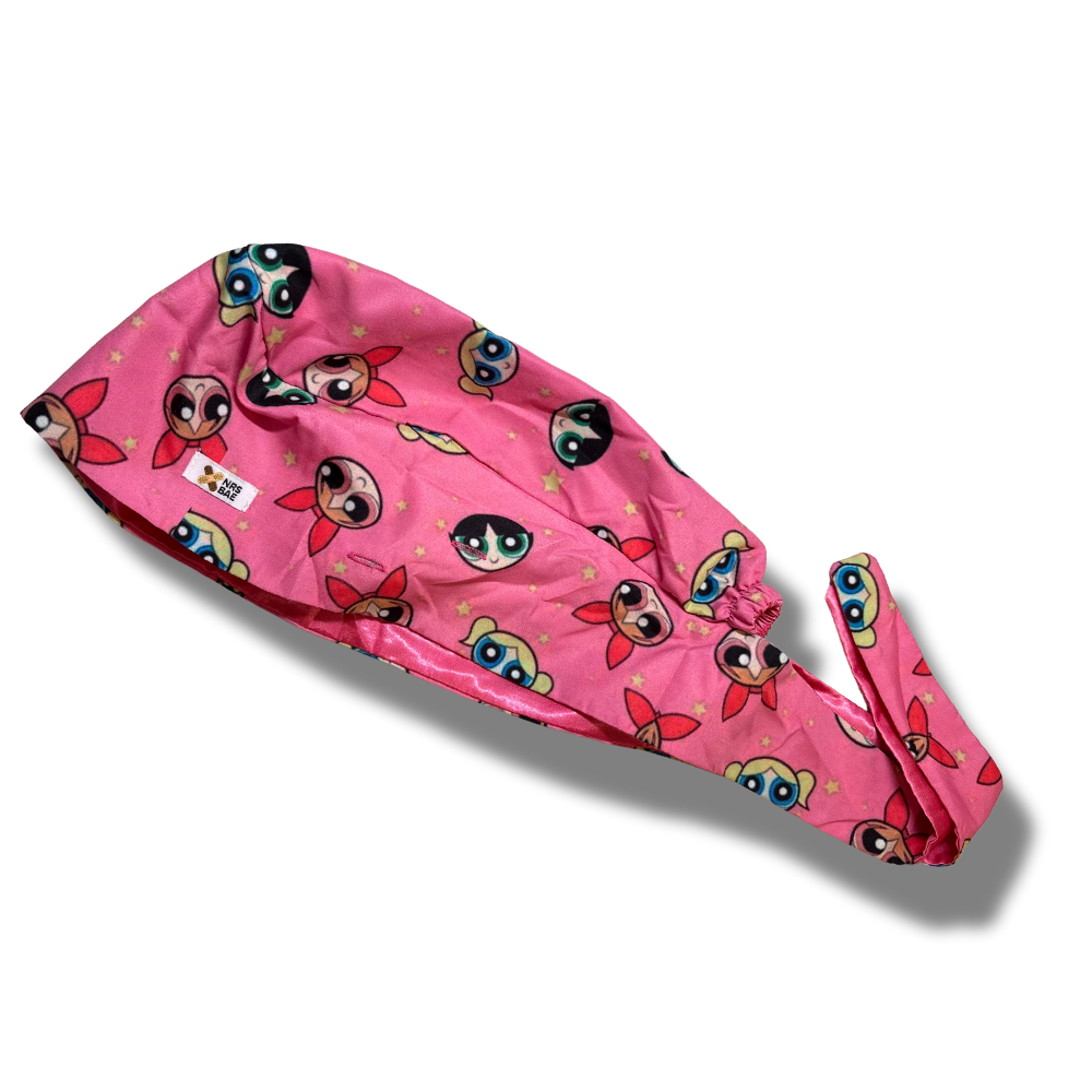 NEW! POWER PUFF GIRLS SCRUB CAPS| PPG Gal