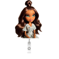NEW! BRATZ DOLL PATIENT Badge Reel- Pulse Perfection