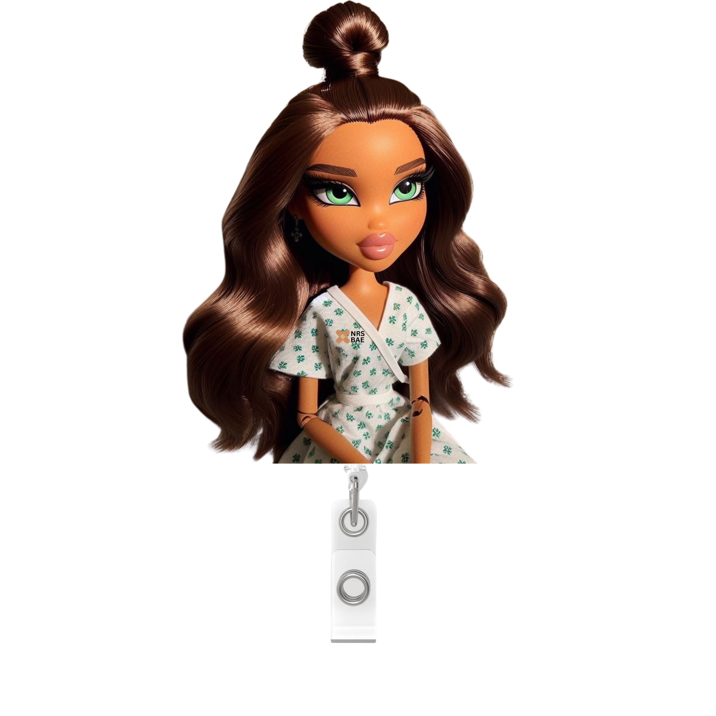 NEW! BRATZ DOLL PATIENT Badge Reel- Pulse Perfection
