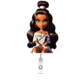 NEW! BRATZ DOLL PATIENT Badge Reel- Bandage Babe