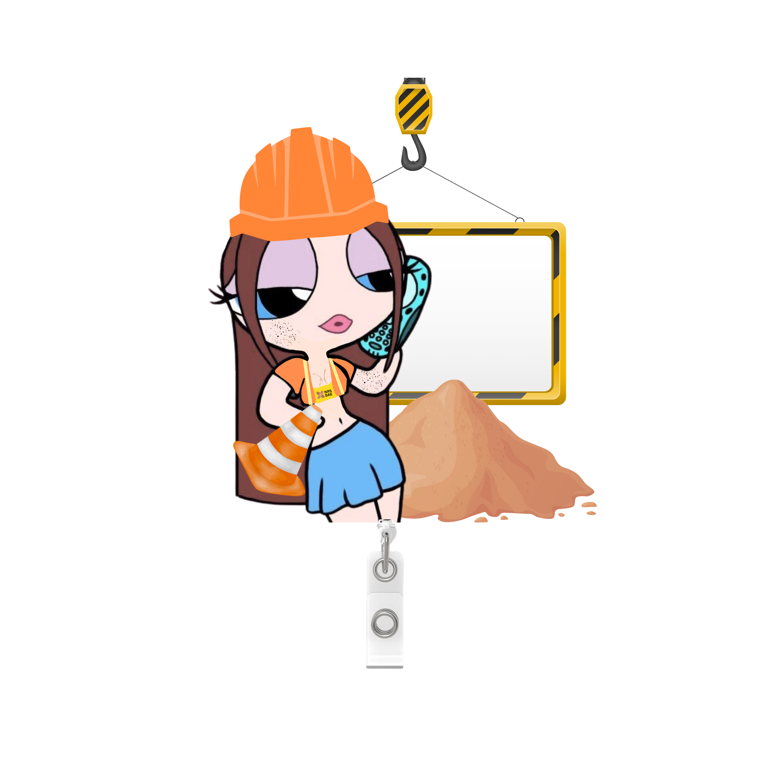 NEW! Construction Bae- Concrete Cutie