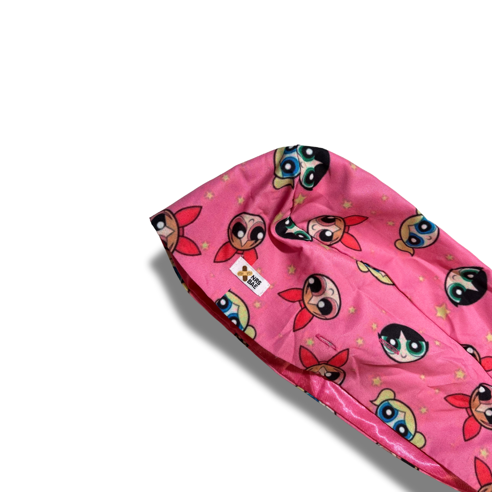 NEW! POWER PUFF GIRLS SCRUB CAPS| PPG Gal