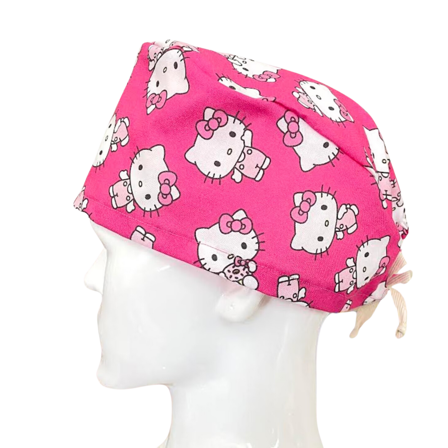 HELLO KITTY SCRUB CAPS | PINK KITTY