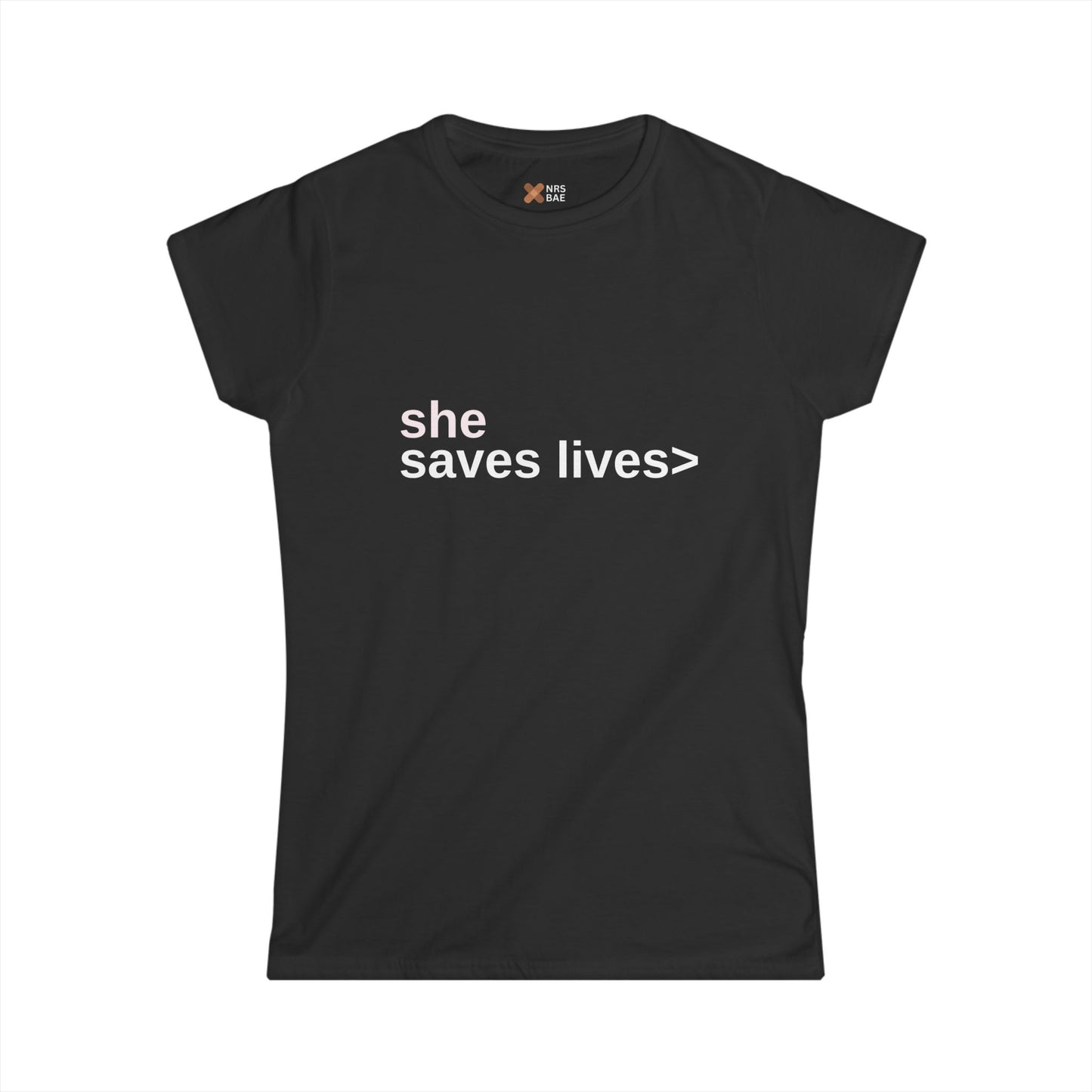 SHE SAVES LIVES COTTON JERSEY