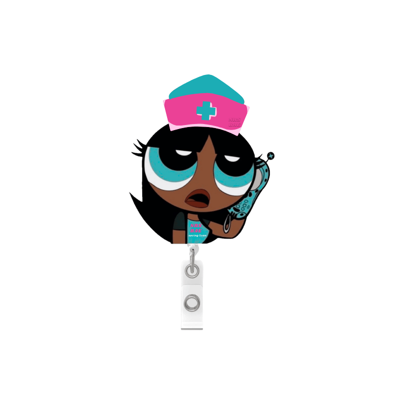 NEW! POWERPUFF GIRL Badge Reel- Juicy Gal