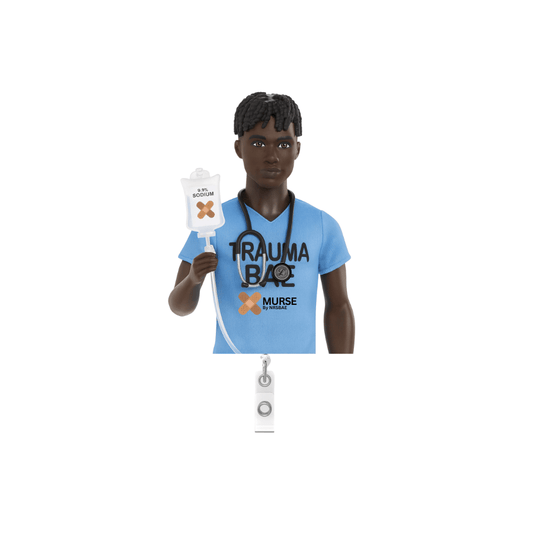 KEN DOLL Badge Reel- ABCDE Ken