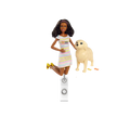 BARBIE Badge Reel- Hot Vet