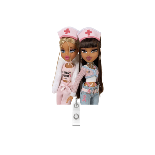 Bratz Bae Badge Reel- Pink Cuties