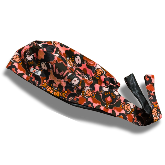 NEW! HELLO KITTY SCRUB CAPS | Fire Camo