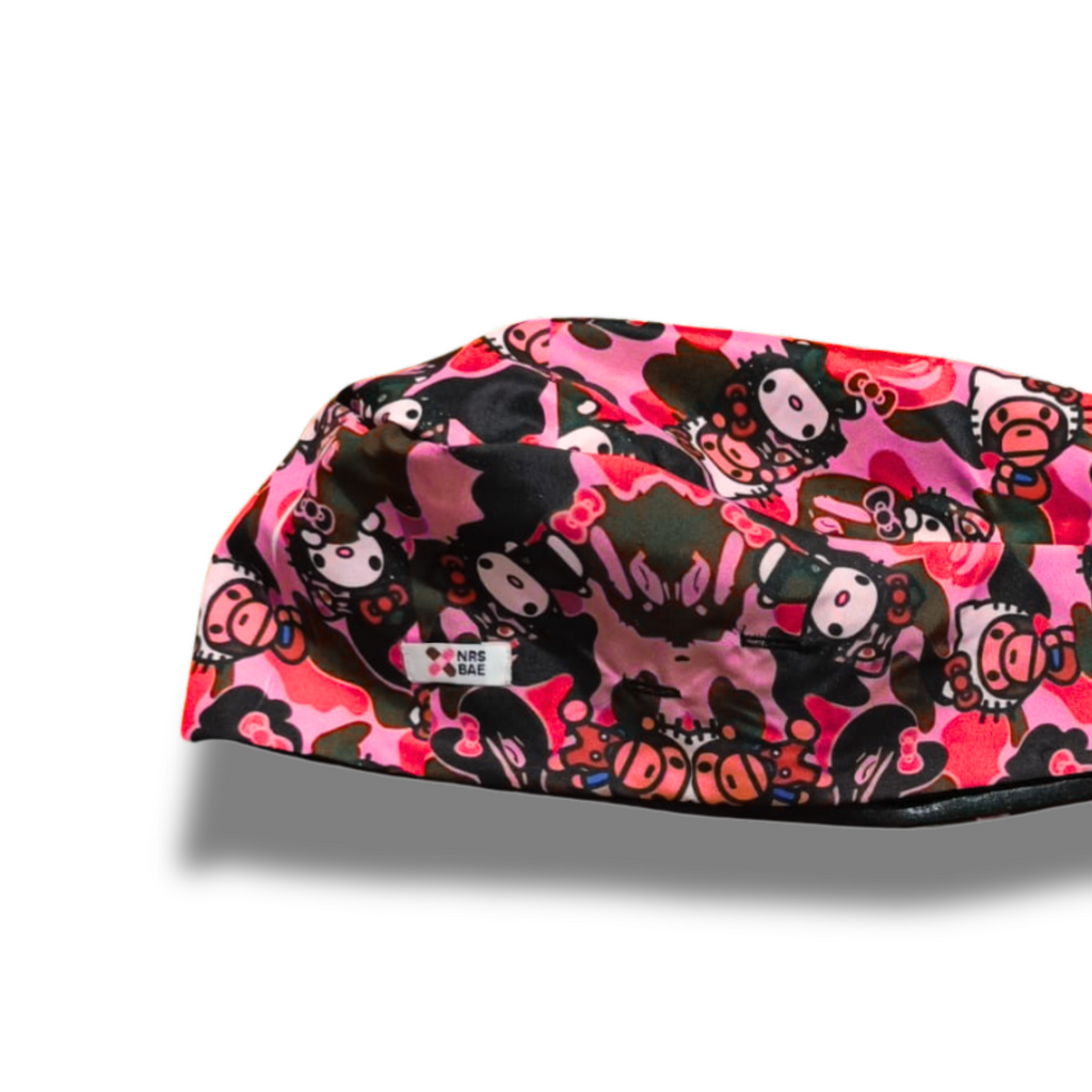 NEW! HELLO KITTY SCRUB CAPS | PINK LUV