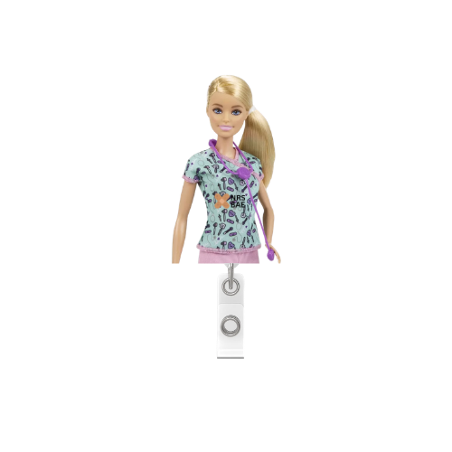 BARBIE Badge Reel- Cutie Nurse