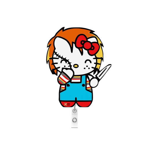 HELLO KITTY BADGES- Chucky Kitty