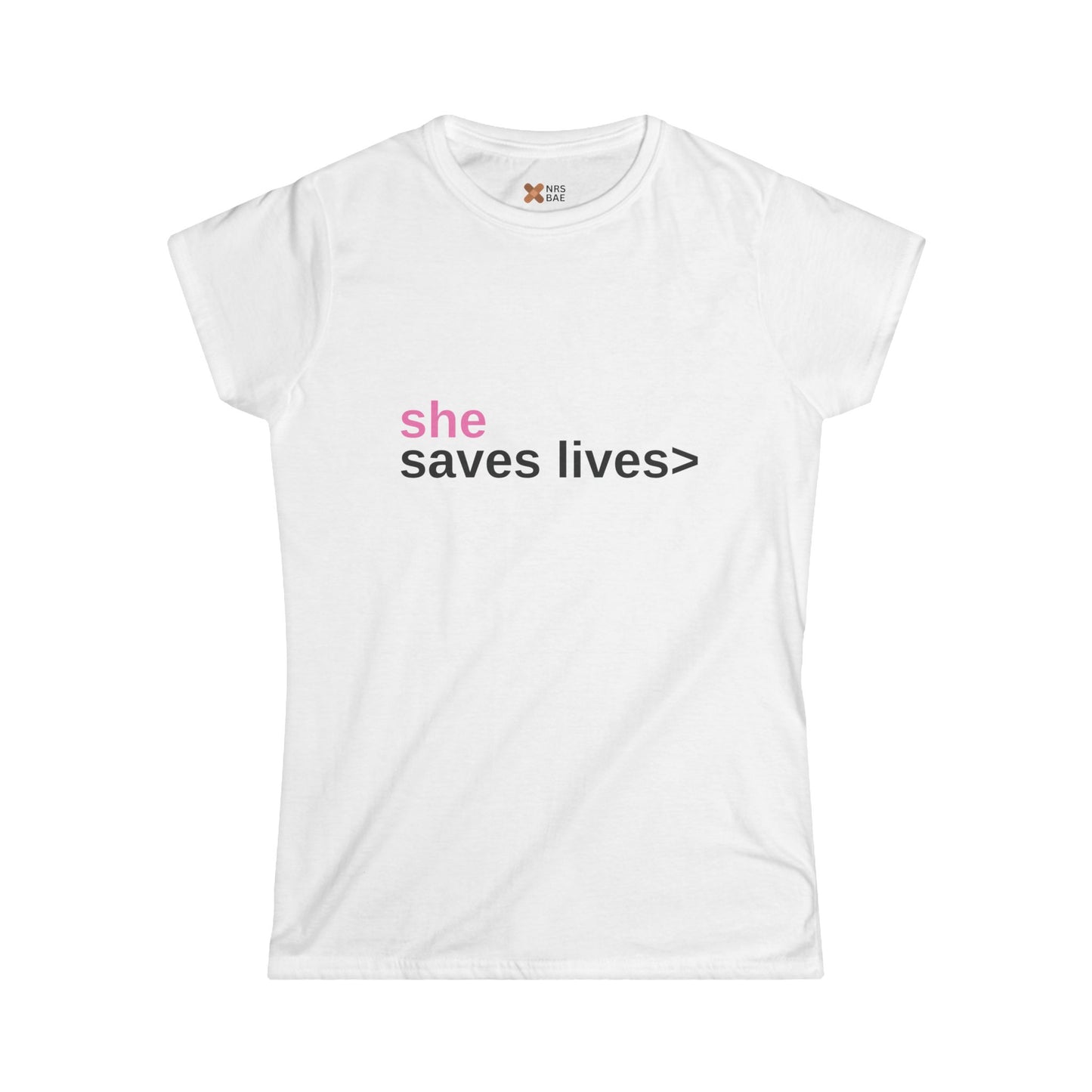 SHE SAVES LIVES COTTON JERSEY