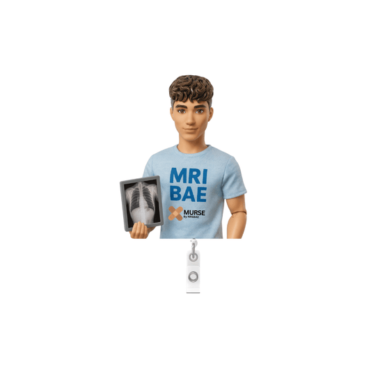 KEN DOLL Badge Reel- No Metal Ken