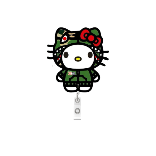 Badge Reel- Bapee Kitty