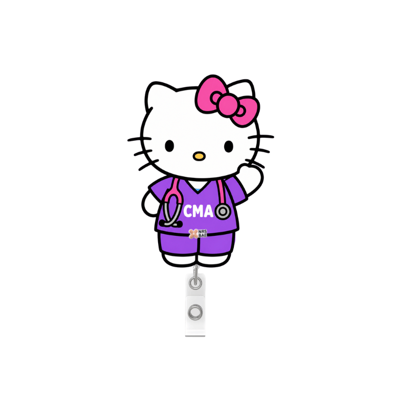 Hello Kitty Badge Reel- Miss CMA