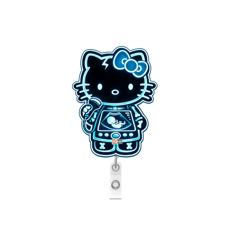 Hello Kitty Badge Reel- Baby Kitty