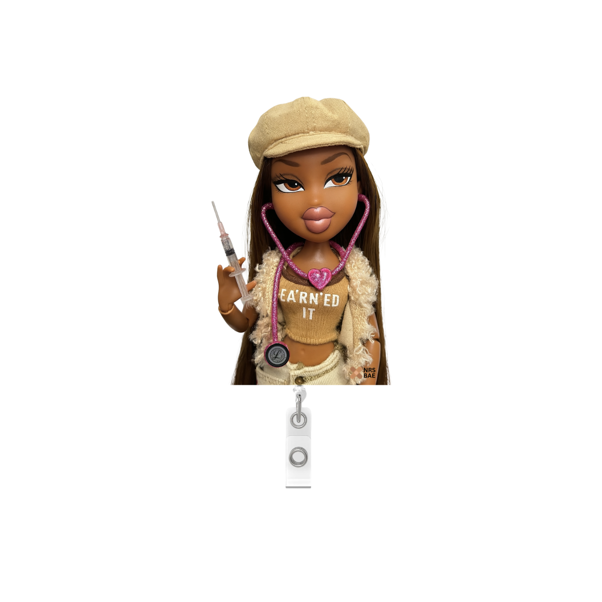 NEW! Bratz Bae Badge Reel- THAT RN BAE™