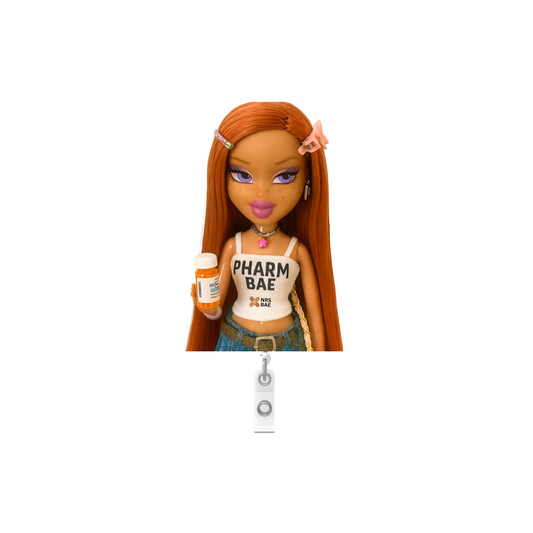 NEW! Bratz Bae Badge Reel- PHARM HOTTIE™