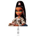 NEW! BRATZ DOLL PATIENT Badge Reel- Fell For You