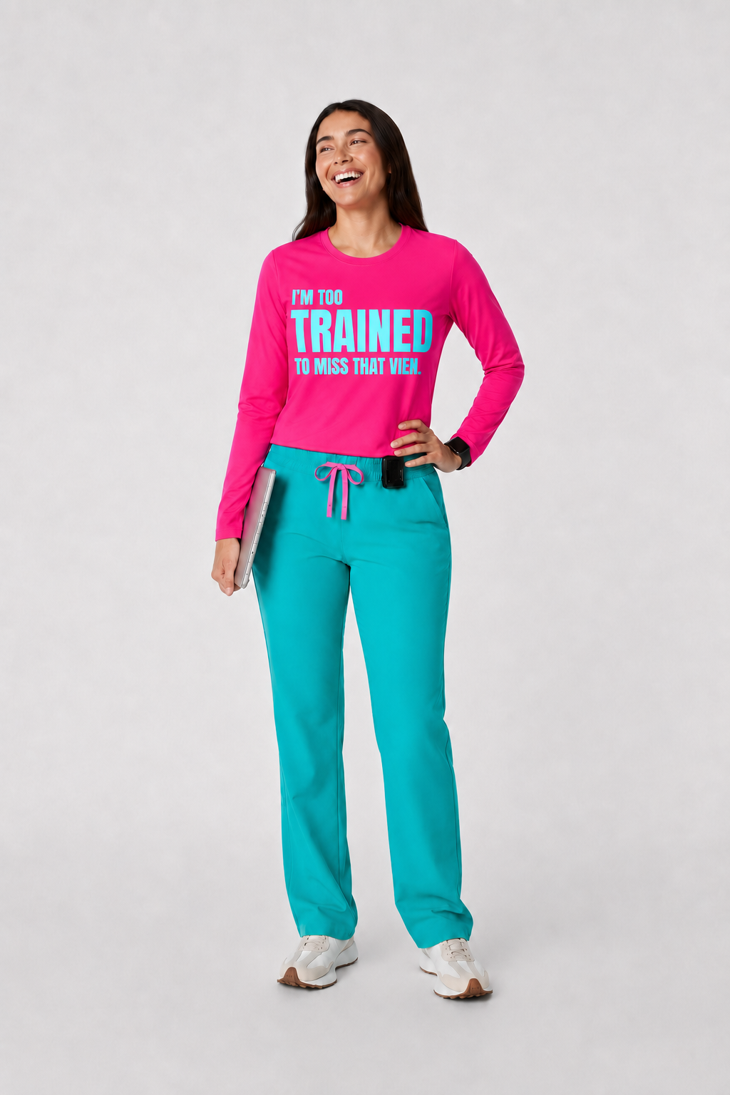 Cotton Tee's - Too Trained Long Sleeve