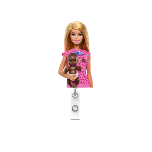 BARBIE Badge Reel-  Pretty Baby Nurse