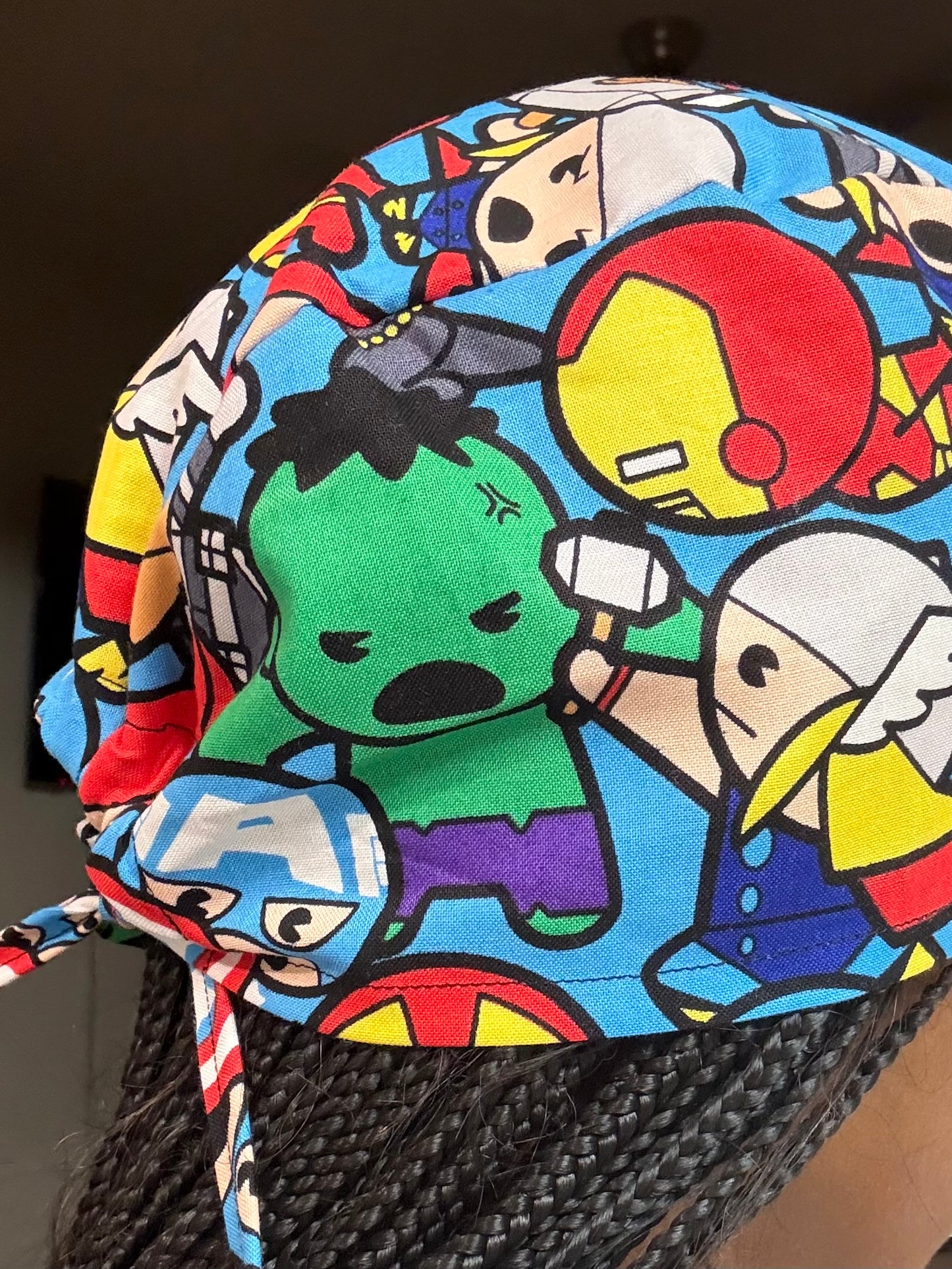 AVENGERS SCRUB CAP- TO THE RESCUE