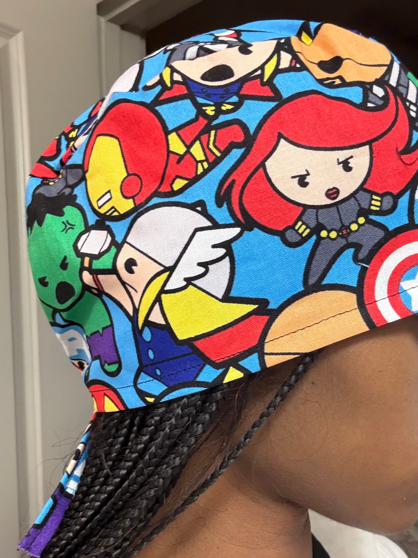 AVENGERS SCRUB CAP- TO THE RESCUE