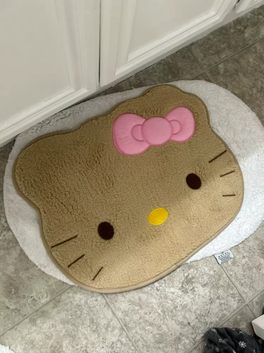 Hello Kitty Rug- Tan Kitty