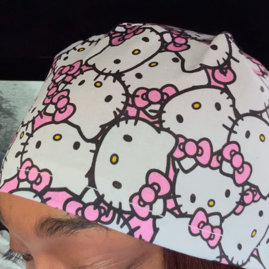 HELLO KITTY SCRUB CAP | KITTY KITTY